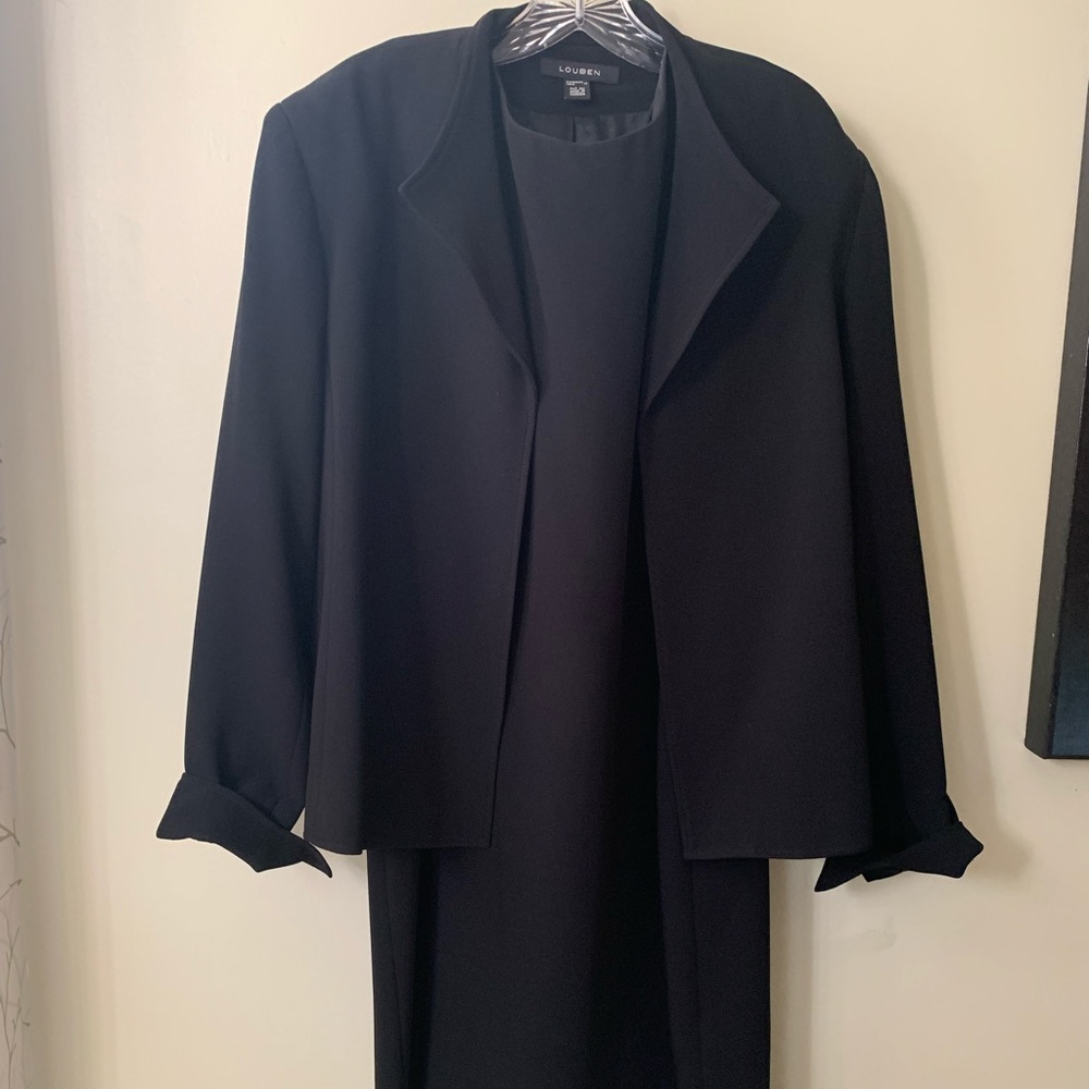 Louben Jacket, Dress, Pants, Skirt and Misook Shell, size 16